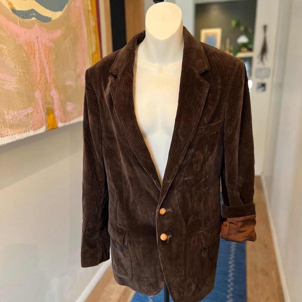 Vintage wide wale corduroy sport coat